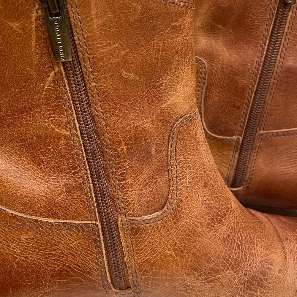 Vince Camuto Payatt Western Style Distressed Boot